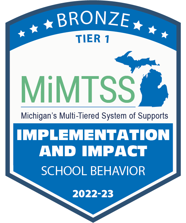 H.T. Smith has earned the 2022-23 School Behavior award from MiMTSS